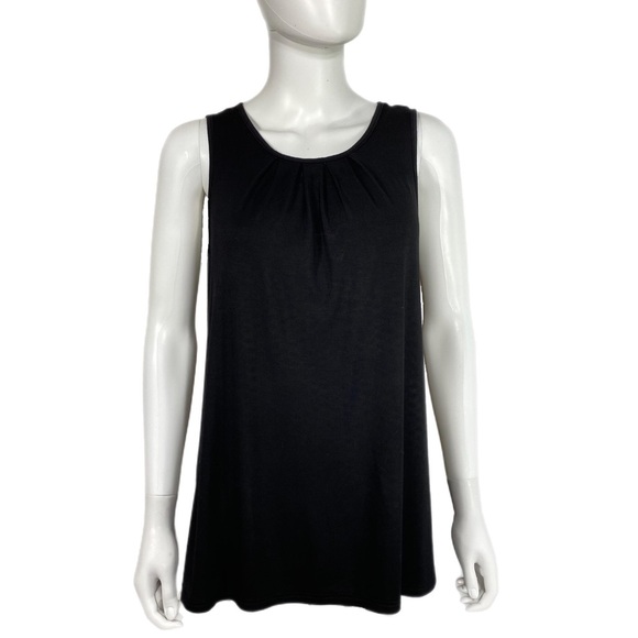 Women’s Pleated Collar Sleeveless Tent Tank - Picture 1 of 7